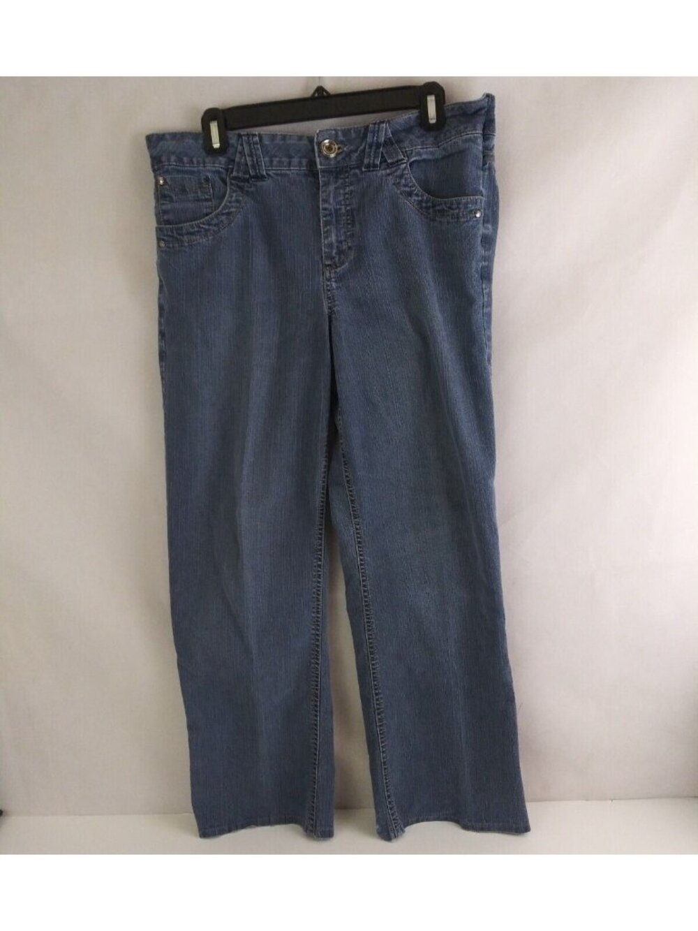 French Cuff Women's Low Rise Bootcut Jeans Size 14 Inseam 28"